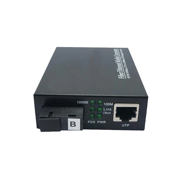 10/100/1000Mbps Single Fiber Media Converter